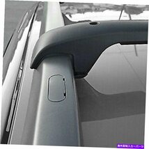 2014-22ジープチェロキーブラックルーフトップクロスバークロスバーレールラックキャリアFor 2014-22 Jeep Cherokee Black Roof Top Cross_画像2