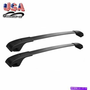 2014-2022のルーフラッククロスバージープチェロキーブラックアルミニウム荷物キャリアRoof Rack Cross Bar for 2014-2022 Jeep Cherokee