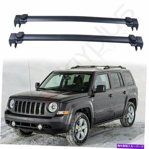 ジープパトリオット2007-2017カーブラックルーフラックセットクロスバーブラックアルミニウムの2x2x For Jeep Patriot 2007-2017 Car Blac