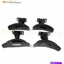 4パックカヤックラックホルダーキャリアサドルウォータークラフトルーフラックカヌー用クロスバー用4 Pack Kayak Rack Holder Carrier Sad_画像3