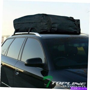 黒い雨プルーフルーフトップカーゴラックキャリアバッグホンダ用の旅行荷物貯蔵庫Black Rainproof Roof Top Cargo Rack Carrier Bag Trave