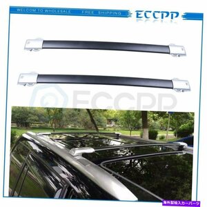 2010-2021レクサスGX460トップルーフラッククロスバーセット荷物ブラックシルバーFor 2010-2021 LEXUS GX460 TOP ROOF RACK CROSS BARS SE