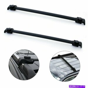 2PCSルーフラッククロスバー荷物キャリアアルミニウムブラックフィット09-18ダッジジャーニー2PCS Roof Rack Cross Bar Luggage Carrier A