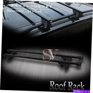 BMWルーフラックキーロッククロスバートップレールマウントブラックスクエアカーゴキャリアFit BMW Roof Rack Key Lock Cross Bar Top Rai