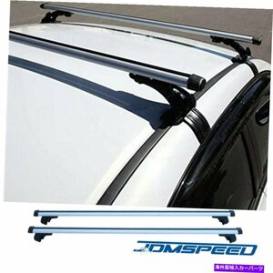 53 135cmアルミニウムトップルーフラッククロスバーレールキャリアBMW用調整可能クランプ53 135CM Aluminum Top Roof Rack Cross Bar Rail