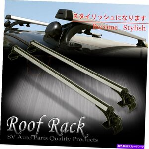 ユニバーサルフィットルーフラッククロスバートップフレームマウントアルミニウム貨物キャリアUniversal Fit Roof Rack Cross Bar Top Fra