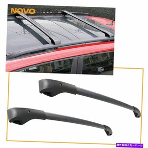 ジープレネゲードのための2xトップルーフラッククロスバー2015-2019荷物キャリー2X TOP Roof Rack Cross Bar For Jeep Renegade 2015 - 20