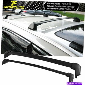 フィット17-22ホンダCRVルーフラッククロスバーOEファクトリースタイルアルミニウムブラックFits 17-22 Honda CRV Roof Rack Cross Bar OE