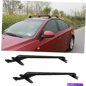 新しいアルミニウムカートップルーフラッククロスバー荷物ブラック165lb容量普遍的なNew Aluminum Car Top Roof Rack Cross Bar Luggage B