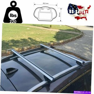 アウディA3スポーツバック2004 2012ルーフラッククロスバー荷物キャリアシルバーセットFor AUDI A3 SPORTBACK 2004 2012 Roof Rack Cross