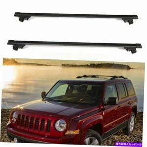 ジープパトリオットヘビーデューティスチールルーフラック48 クロスバー貨物運搬車に合うFits JEEP PATRIOT Heavy-Duty Steel Roof Rack