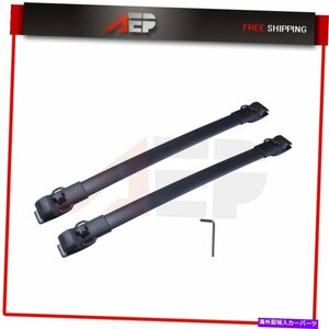 車のクロスバーのルーフラック11-20トヨタシエナサイドレール荷物キャリアバー2xRoof Rack For Car Crossbar 11-20 Toyota Sienna Side Ra