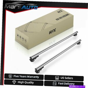 ペアユニバーサルルーフラッククロスバー上昇したサイドレールの最大44 幅新しいPair Universal Roof Rack Cross Bar Maximum 44 Width