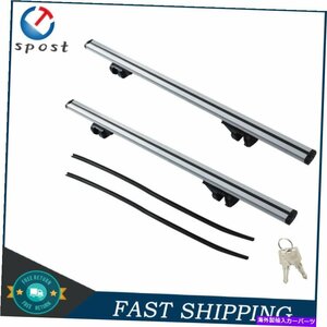 1ペア48 カーユニバーサルトップルーフラッククロスバー荷物荷物キャリアアルミニウム1 Pair 48 Car Universal Top Roof Rack Cross Bar