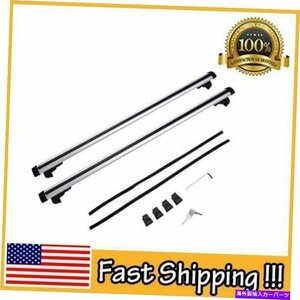 48 ユニバーサルカールーフラッククロスバートップカーゴ荷物キャリアレールSUVワゴン ^48 Universal Car Roof Rack Cross Bar Top Carg