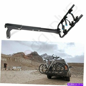 自転車ラックキャリアヒッチマウントダブル折りたたみ式ラック車トラックSUVのためのラックBike Rack Bicycle Carrier Hitch Mount Double