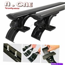 ルーフラッククロスバー裸のトップマウント荷物ホルダー空力貨物キャリア601Roof Rack Cross Bar Naked Top Mount Luggage Holder Aerodyn_画像2