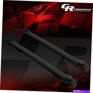 ペアアルミニウムトップルーフラックレールクロスバー貨物輸送業者07-17ジープパトリオットPAIR ALUMINUM TOP ROOF RACK RAIL CROSS BAR C