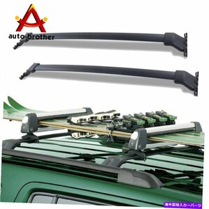 トップルーフラッククロスバークロスバークロスバー荷物キャリアホンダパイロット2009-2015の新しいキャリアTop Roof Rack Cross Bar Cros