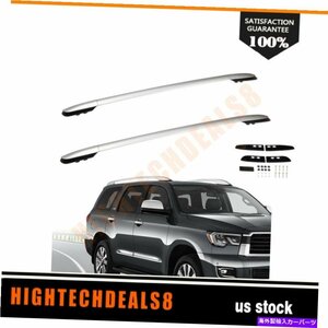 2013-2018のシルバールーフレールトヨタRAV4 4DRルーフラックアルミニウムレールバーペアSilver Roof Rail For 2013-2018 Toyota RAV4 4Dr