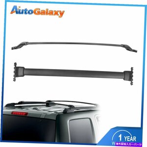 2PCSルーフラッククロスバー荷物キャリア2009-2015のホンダパイロットW/サイドレール2PCS Roof Rack Cross Bar Luggage Carrier For 2009-