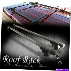 フィットヒュンダイルーフラックキーロックスクエアクロスバートップレールマウントカーゴキャリアFit Hyundai Roof Rack Key Lock Square