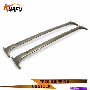 Kuafuアルミニウムトップルーフラックバークロスバーペア11-22インフィニティQX56 QX80KUAFU Aluminum Top Roof Rack Bars Crossbars Pair