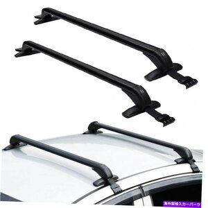 ユニバーサルカーSUVルーフラックレールクロスバー荷物キャリアアルミニウムw/ロックUniversal Car SUV Roof Rack Rail Cross Bar Luggage