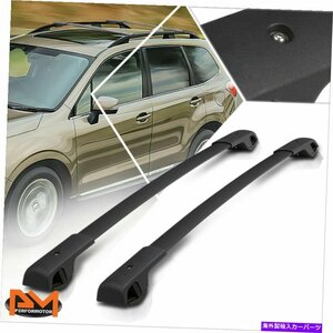 14-22のSubaru Forester OEスタイルアルミニウムルーフラッククロスバー荷物レールペアFor 14-22 Subaru Forester OE Style Aluminum Roof