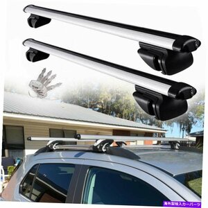 シボレートラックスカー48 トップルーフラッククロスバー貨物荷物キャリアアルミニウムFor Chevy Trax Car 48 Top Roof Rack Cross Bars