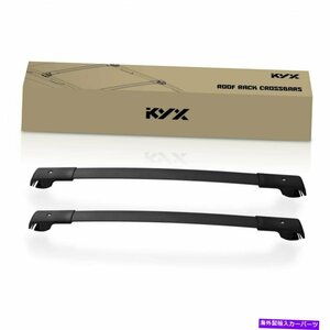 スバルフォレスター2014-2018鉄道キャリアのクロスバーバージュルーフラックブラックKyxCross Bar Baggage Roof Rack For Subaru Forester