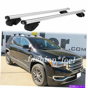 GMCアカディアSUVカートップルーフラッククロスバーレール荷物キャリアカーゴロック用For GMC Acadia SUV Car Top Roof Rack Cross Bar Ra