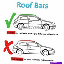 スバルインプレッサハッチバック01-15 SUVルーフラッククロスバーレール荷物キャリア向けFor Subaru Impreza Hatchback 01-15 SUV Roof Ra_画像3