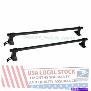 2PCS 48INCHカールーフトップラックストップルーフクロスバー荷物荷物輸送業者ラック2PCS 48Inch Car Roof Top RacksTop Roof Cross Bar L