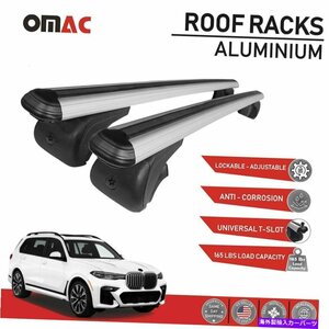 ルーフラッククロスバー荷物キャリア2 PC。 BMW X7 2019-2022のアルミニウムシルバーRoof Rack Cross Bars Luggage Carrier 2 Pcs. Alumin