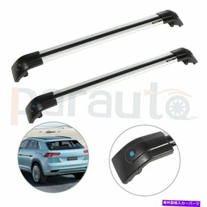 VWティグアン10-18フォルクスワーゲンルーフラッククロスバー荷物キャリアセットストレージFor VW Tiguan 10-18 Volkswagen Roof Rack Cro