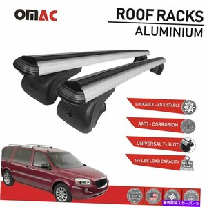 ルーフラッククロスバービュイックテラザのための荷物キャリアシルバー2005-2007Roof Rack Cross Bars Luggage Carrier Silver for Buick