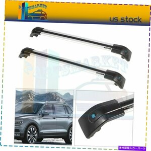 VW Tiguan 10-18フォルクスワーゲンルーフラッククロスバー荷物キャリアセット2PCSFor VW Tiguan 10-18 Volkswagen Roof Rack Cross Bars