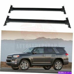 トヨタ4runner 2010-2019用2 PCSルーフラックレールクロスバー荷物キャリア2 pcs Roof Rack Rail Cross Bar Luggage Carrier For Toyota 4