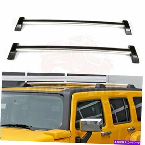 2 xトップルーフラッククロスバーハマー用ロック付き荷物荷物キャリアH3 H3T 2006-20102 X Top Roof Rack Cross Bars Luggage Carrier w/L