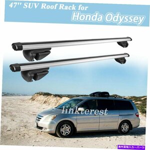 SUVカートップルーフラッククロスバーレール荷物キャリア付きホンダオデッセイ用ロック付き荷物キャリアSUV Car Top Roof Rack Cross Bars