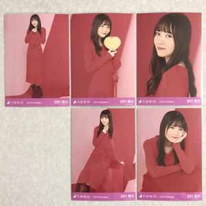 乃木坂46 田村真佑 バレンタイン 生写真 個別 5枚 セット 検) web 限定 2019.Valentine コンプ