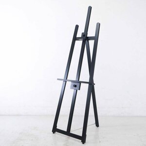  stylish folding easel wooden black height adjustment possibility painting materials picture poster signboard exhibition display menu stand *819h20