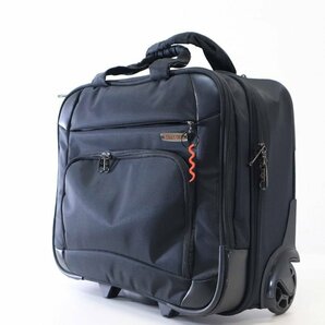 サムソナイト 2輪 ビジネストロリー キャリーバッグ ブラック 機内持ち込み スーツケース トランクケース Samsonite★820h02の画像4