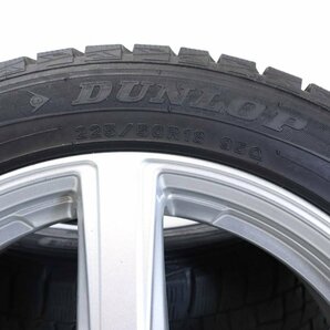 ダンロップ ウインターマックス 225/50R18 95Q 18インチ スタッドレスタイヤ＋マナレイ ユーロスピードホイール 5穴 4本セット□814h08の画像7