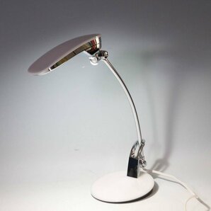 21年製 スワン電器 slimac LEDプチエグザーム スタンドライト PEX-01 可動アーム 目にやさしい ホワイト デスクランプ 卓上照明◆821f21の画像1