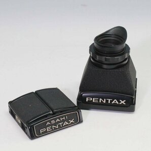 ASAHI PENTAX 67 ウエストレベルファインダー/ピントフードセット ジャンク扱い アサヒペンタックス 中判カメラ◆822f05の画像1