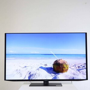 2021年製 シャープ アクオス オーレッド 4K 55インチ 有機ELテレビ 4T-C55DQ1 リモコン付き Android TV 訳あり【直接手渡し限定】○822h07の画像1