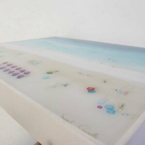 人気アーティスト Sarah Caudle サラカードル ワイキキビーチ プリント×レジン 海 波 アート フレーム付 ドイツ製★823v17の画像9