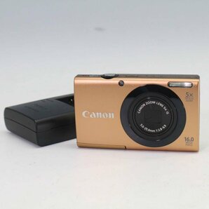 Canon PowerShot A3400 IS コンパクトデジタルカメラ 約1600万画素 充電器付き【バッテリー欠品】キヤノン パワーショット◆824f19の画像1